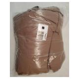 100% Washed Cotton Duvet Cover Set 3 Pieces King, 1 Duvet Cover 104x90 Inches(Comforter Not Included) and 2 Pillowcases, Linen Feel Bedding Set Comfy and Breathable, Light Brown - Retail: $80 100% Washed Cotton Duvet Cover Set 3 Pieces King, 1 Duvet Cover 104x90 Inches(Comforter Not Included) and 2 Pillowcases, Linen Feel Bedding Set Comfy and Breathable, Light Brown - Retail: $80