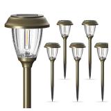 XMCOSY+ Solar Lights Outdoor 10/25 LM LED with 2 Lighting Modes, Solar Garden Lights Glass and Metal, IP65 Waterproof Solar Powered for Yard Pathway Walkway Driveway Patio (6 Pack, Warm White) XMCOSY+ Solar Lights Outdoor 10/25 LM LED with 2 Lighting Modes, Solar Garden Lights Glass and Metal, IP65 Waterproof Solar Powered for Yard Pathway Walkway Driveway Patio (6 Pack, Warm White)