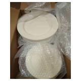 WDF 200PCS Ivory Plastic Plates - Elegant Ivory Disposable Plates for Party- Include 100 Dinner Plate 10" and 100 Plastic Dessert Plate 7" Perfect for Wedding/Party/BirthdayBaby Shower WDF 200PCS Ivory Plastic Plates - Elegant Ivory Disposable Plates for Party- Include 100 Dinner Plate 10" and 100 Plastic Dessert Plate 7" Perfect for Wedding/Party/BirthdayBaby Shower