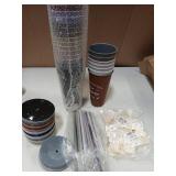 Tioncy 30 Sets Employee Appreciation Gifts Bulk 24 oz Plastic Tumbler with Lid and Straw Reusable Coffee Cups with Keychain Bowknot Card Christmas Gifts for Coworker Staff Worker Favors(Classic) Tioncy 30 Sets Employee Appreciation Gifts Bulk 24 oz Plastic Tumbler with Lid and Straw Reusable Coffee Cups with Keychain Bowknot Card Christmas Gifts for Coworker Staff Worker Favors(Classic)