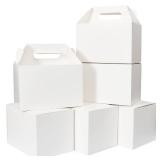 Happyhiram 30 CT Large Welcome Boxes with Handles White, 9x6x6 Gable Gift Easter Boxes Cardboard Paper Party Favor Boxes Barn Style Carry Out Box Recyclable Paper Gift Packaging Boxes for Food Box Happyhiram 30 CT Large Welcome Boxes with Handles White, 9x6x6 Gable Gift Easter Boxes Cardboard Paper Party Favor Boxes Barn Style Carry Out Box Recyclable Paper Gift Packaging Boxes for Food Box
