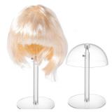 JUESHA 2 Pack Clear Acrylic Hat Display Stand Height Adjustable, Countertop Hat Holder for Baseball Caps Cowboy, Wig Head Counter Stand for Closet (PATENT PENDING) JUESHA 2 Pack Clear Acrylic Hat Display Stand Height Adjustable, Countertop Hat Holder for Baseball Caps Cowboy, Wig Head Counter Stand for Closet (PATENT PENDING)