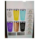 Employee Appreciation Gifts Tumbers Straws Pens and Makeup Bags Set of 6 Each Employee Appreciation Gifts Tumbers Straws Pens and Makeup Bags Set of 6 Each