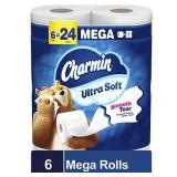 Charmin Ultra Soft Toilet Paper - 6 Mega Rolls Charmin Ultra Soft Toilet Paper - 6 Mega Rolls