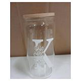 Glass Cup Gift Letter K Glass Cup Gift Letter K