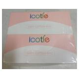 Icotle Square Cotton Pads 120ct Icotle Square Cotton Pads 120ct