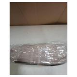 Houieso Quilted Bed Skirt 54x75x14in King Size Beige Houieso Quilted Bed Skirt 54x75x14in King Size Beige