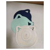 Sodapo 7in Cat Trivets 3pcs Sodapo 7in Cat Trivets 3pcs