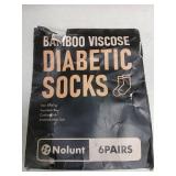 Nolunt Bamboo Viscose Diabetic Socks 6 Pairs Nolunt Bamboo Viscose Diabetic Socks 6 Pairs