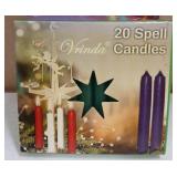 Vrinada 20 Spell Candles - Green Chime Set Vrinada 20 Spell Candles - Green Chime Set