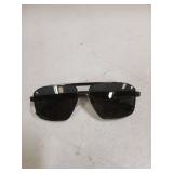 Luenx Aviator Sunglasses for Men Black Metal Frame Luenx Aviator Sunglasses for Men Black Metal Frame