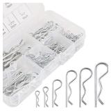 100 Pcs Cotter Pin R Pins Carbon Steel R Clips Zinc Plated Hitch Pins Spring Fastener Assortment Kit Retaining Pin Hair Pin Hairpin Clip 6 Size Heavy Duty R Pin Used for Hitch Pin Lock System (Silver) 100 Pcs Cotter Pin R Pins Carbon Steel R Clips Zinc Plated Hitch Pins Spring Fastener Assortment Kit Retaining Pin Hair Pin Hairpin Clip 6 Size Heavy Duty R Pin Used for Hitch Pin Lock System (Silver)