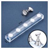 Blulu 2 Sets Nail Stand for Press on Acrylic Nails Display Practice Magnetic Fake Nail Holder for Painting Nails for False Fingernail Manicure Tool Home DIY Salon Supplies(Silver) Blulu 2 Sets Nail Stand for Press on Acrylic Nails Display Practice Magnetic Fake Nail Holder for Painting Nails for False Fingernail Manicure Tool Home DIY Salon Supplies(Silver)