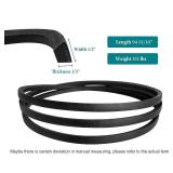 Deck Belt Replace 144959 Compatible with 42" Deck Crafts Man Mower - Mower Belt Compatible with Crafts Man LT1000 LTX1000 LT2000 917 Tractor, Pou LAN PD185H42ST Riding Mower, Hus qvarna Lawn Mower Deck Belt Replace 144959 Compatible with 42" Deck Crafts Man Mower - Mower Belt Compatible with Crafts Man LT1000 LTX1000 LT2000 917 Tractor, Pou LAN PD185H42ST Riding Mower, Hus qvarna Lawn Mower
