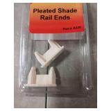 RV Designer A320, Window Covering Hardware, Pleated Shade Rail Ends, 2 Per Pack, Oyster RV Designer A320, Window Covering Hardware, Pleated Shade Rail Ends, 2 Per Pack, Oyster