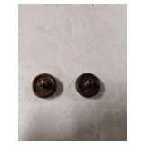 KAMANINA End Cap Replacement Finials for 3/4 or 5/8 Inch Curtain Rods, Antique Bronze Drapery Rod Finials with M6 Standard Screws, Set of 2 KAMANINA End Cap Replacement Finials for 3/4 or 5/8 Inch Curtain Rods, Antique Bronze Drapery Rod Finials with M6 Standard Screws, Set of 2