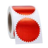 250pcs Embossing Stickers Self Adhesive Label 2" Round Foil Blank Metallic Gold Certificate Seals Envelope Package Award (Red) 250pcs Embossing Stickers Self Adhesive Label 2" Round Foil Blank Metallic Gold Certificate Seals Envelope Package Award (Red)