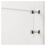 Hickory Hardware 1 Pack Solid Core Kitchen Cabinet Pulls, Luxury Cabinet Handles, Hardware for Doors & Dresser Drawers, 3 Inch Hole Center, Crysacrylic with Polished Nickel, Crystal Palace Collection Hickory Hardware 1 Pack Solid Core Kitchen Cabinet Pulls, Luxury Cabinet Handles, Hardware for Doors & Dresser Drawers, 3 Inch Hole Center, Crysacrylic with Polished Nickel, Crystal Palace Collection