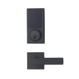 Amazon Basics Grade 3 Electronic Touchscreen Deadbolt Door Keypad Lock with Passage Lever, Matte Black, 133mm H Uppper x 65.3mm H Lower Amazon Basics Grade 3 Electronic Touchscreen Deadbolt Door Keypad Lock with Passage Lever, Matte Black, 133mm H Uppper x 65.3mm H Lower