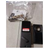 Amazon Basics Grade 3 Electronic Touchscreen Deadbolt Door Keypad Lock with Passage Lever, Matte Black, 133mm H Uppper x 65.3mm H Lower Amazon Basics Grade 3 Electronic Touchscreen Deadbolt Door Keypad Lock with Passage Lever, Matte Black, 133mm H Uppper x 65.3mm H Lower