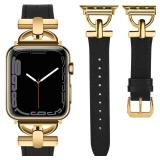 Wearlizer Leather Band Compatible with Apple Watch Bands Women 41mm 40mm 38mm 49mm 46mm 45mm 44mm 42mm, Fancy Dressy Strap for iWatch Series 11 10 9 8 7 6 5 4 3 SE/Ultra 3 2 1,Black/Gold Wearlizer Leather Band Compatible with Apple Watch Bands Women 41mm 40mm 38mm 49mm 46mm 45mm 44mm 42mm, Fancy Dressy Strap for iWatch Series 11 10 9 8 7 6 5 4 3 SE/Ultra 3 2 1,Black/Gold