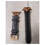 Wearlizer Leather Band Compatible with Apple Watch Bands Women 41mm 40mm 38mm 49mm 46mm 45mm 44mm 42mm, Fancy Dressy Strap for iWatch Series 11 10 9 8 7 6 5 4 3 SE/Ultra 3 2 1,Black/Gold Wearlizer Leather Band Compatible with Apple Watch Bands Women 41mm 40mm 38mm 49mm 46mm 45mm 44mm 42mm, Fancy Dressy Strap for iWatch Series 11 10 9 8 7 6 5 4 3 SE/Ultra 3 2 1,Black/Gold