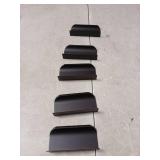 RVPEKUPE 5-Pack Adhesive Edge Finger Pulls for Cabinets No Drill Hidden Drawer Pulls Flat Stick On Cabinet Handles (Matte Black, 3.15" Length) RVPEKUPE 5-Pack Adhesive Edge Finger Pulls for Cabinets No Drill Hidden Drawer Pulls Flat Stick On Cabinet Handles (Matte Black, 3.15" Length)