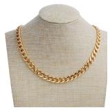 Gold Chain, 24" Gold Necklace, Fake Gold Chain for Men, Feel Real Solid 18k Gold Plated Fake Chain Necklace 24 Inch 10MM Gold Chain, 24" Gold Necklace, Fake Gold Chain for Men, Feel Real Solid 18k Gold Plated Fake Chain Necklace 24 Inch 10MM