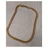 Gold Chain, 24" Gold Necklace, Fake Gold Chain for Men, Feel Real Solid 18k Gold Plated Fake Chain Necklace 24 Inch 10MM Gold Chain, 24" Gold Necklace, Fake Gold Chain for Men, Feel Real Solid 18k Gold Plated Fake Chain Necklace 24 Inch 10MM