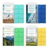 STRN Scented Wax Melts Wax Cubes Long Lasting Strong Scent, Soy Wax Cubes for Warmer Jelly Wax Melts Set, Ocean Breeze, Fresh Linen, Bohemia Forest, Summer Wind (4 x 2.5oz)-2Wax Cubes Missing Fresh Li STRN Scented Wax Melts Wax Cubes Long Lasting Strong Scent, Soy Wax Cubes for Warmer Jelly Wax Melts Set, Ocean Breeze, Fresh Linen, Bohemia Forest, Summer Wind (4 x 2.5oz)-2Wax Cubes Missing Fresh Li