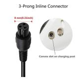 EVAPLUS 42V 2A Power Adapter with 8mm Mini 3-Prong Connector,Universal Replacer for 36V Lithium Battery Power Supply Adaptor EVAPLUS 42V 2A Power Adapter with 8mm Mini 3-Prong Connector,Universal Replacer for 36V Lithium Battery Power Supply Adaptor