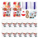 Wonderjune 24 Sets Fishing Party Favors Candy Little Tackle Boxes with Red White Floater Thank You Cards for Making My Reel Fun Fishing Theme Party Decorations Wonderjune 24 Sets Fishing Party Favors Candy Little Tackle Boxes with Red White Floater Thank You Cards for Making My Reel Fun Fishing Theme Party Decorations