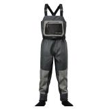Dark Lightning Breathable Insulated Chest Waders, Perfect for 4 Seasons Fly Fishing Stocking Foot Waders for Men and Women, XL Size Dark Lightning Breathable Insulated Chest Waders, Perfect for 4 Seasons Fly Fishing Stocking Foot Waders for Men and Women, XL Size