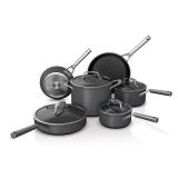 Ninjaâ¢ Foodiâ¢ NeverStickâ¢ Premium Hard-Anodized 10-Piece Cookware Set  oven safe to 500Â°F - Retail: $678