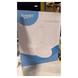 DAYAO Premium Toilet Seat with Cover Quiet Close,Two-Click to Quick Release, Easy Installation Never Loosen Hinge, Slow Close Toilet Seat and Cover, Easy Cleaning-White Color (Round) - Retail: $0
