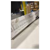 36 Inches Acrylic Wall Shelves 2 Pack, Floating Shelf for Wall Mounting, Acrylic Display Ledges for Funko Pop Figures, Home DÃ©cor, Living Room, Gaming Room, Plants(36 inch, Clear) - Retail: $0