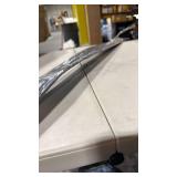 Part is bent M-D Building Products 14106 5/16 in. x 48 in. x 48 in. Bronze Aluminum Screen Frame Kit - Retail: $20