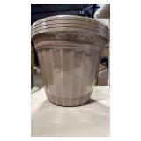 4 pack lightweight small resin flower pot - Retail: $0
