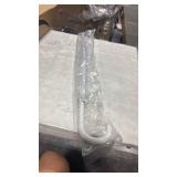 JUYO VONSAN 22 Pcs Clear Umbrellas Wedding Bulk Transparent Large Stick Umbrella Bulk for Rain Windproof, Lightweight Frame, Auto Open J Hook - Retail: $0