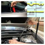 CYGOODS 12pcs/Set Auto Dent Repair Rods Kit, Auto Body Dent Repair Hook Robs Removal Tools for Hail Damage, Door Dings and Car Dents, with Knock Down Pen Set