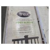 (7) Trex Transcend Post Sleeve - Charcoal Black