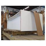 Commercial White Display Shelving Unit