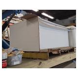 Commercial White Display Shelving Unit