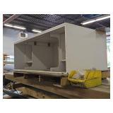 Commercial White Display Shelving Unit