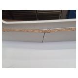 Commercial White Display Shelving Unit