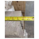 Lot of Vinyl Fencing Slats and Storage Shelf