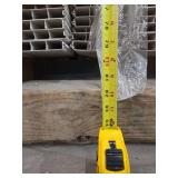 Lot of Vinyl Fencing Slats and Storage Shelf