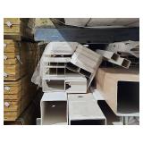 Bulk PVC Rain Gutter Downspouts