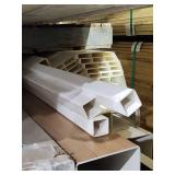 Bulk PVC Rain Gutter Downspouts