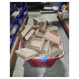 Bulk Lot Hardwood Board Caps and Misc Parts